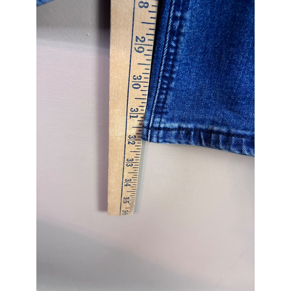 Rock & Roll Denim Womens High Rise Flare Jeans Blue Wash W26 L32 NWT - Picture 6 of 12